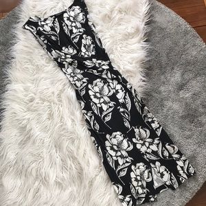 French Connection Form Fitting Mid Length Dress